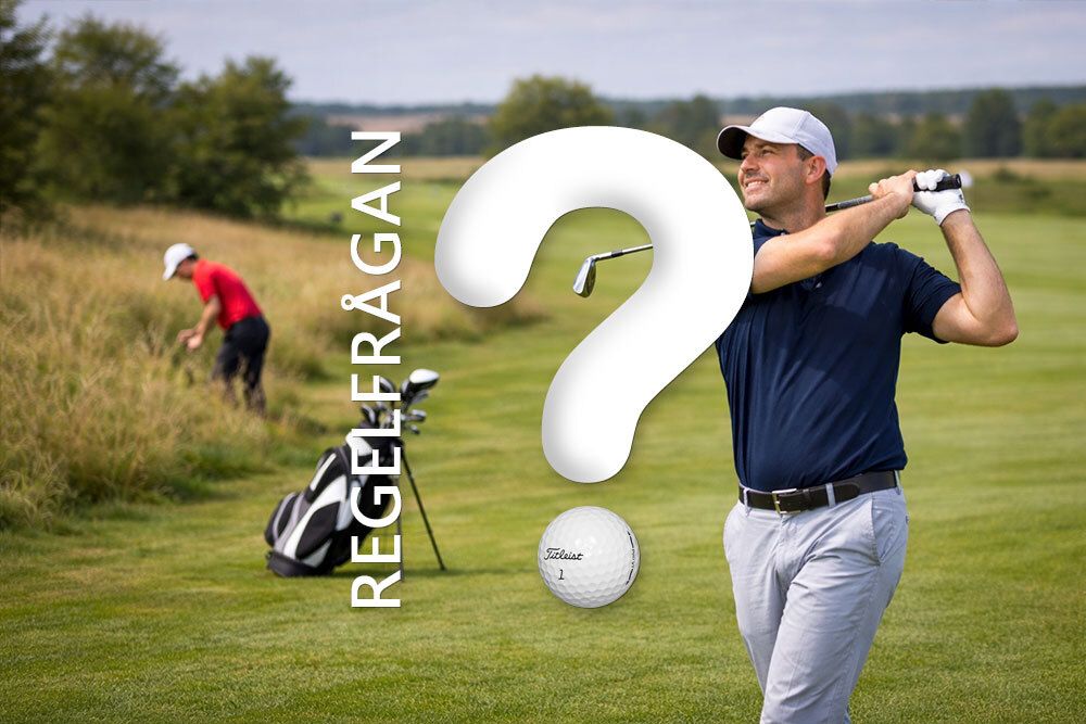 Golfprylar's tweet photo. Du en provisorisk boll.
När du kommer fram och ska börja leta efter din första boll ser du din provisoriska boll ligga i fairway en bit längre fram. Du tänker att du sparar lite tid och slår på den direkt innan du börjar leta.

https://t.co/KxaWewrLTk https://t.co/SD7Ckso3yy