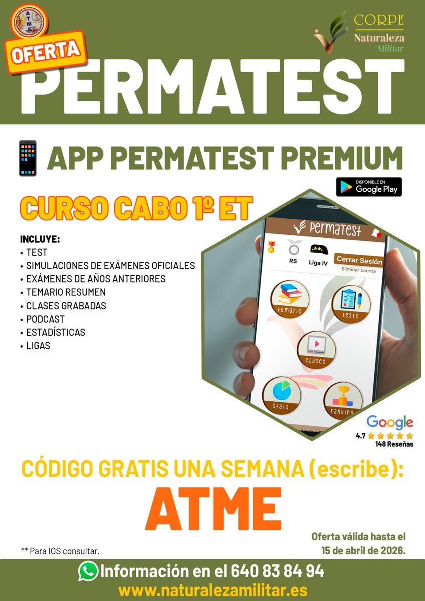 Asociación de Tropa y Marinería Española ATME tweet media