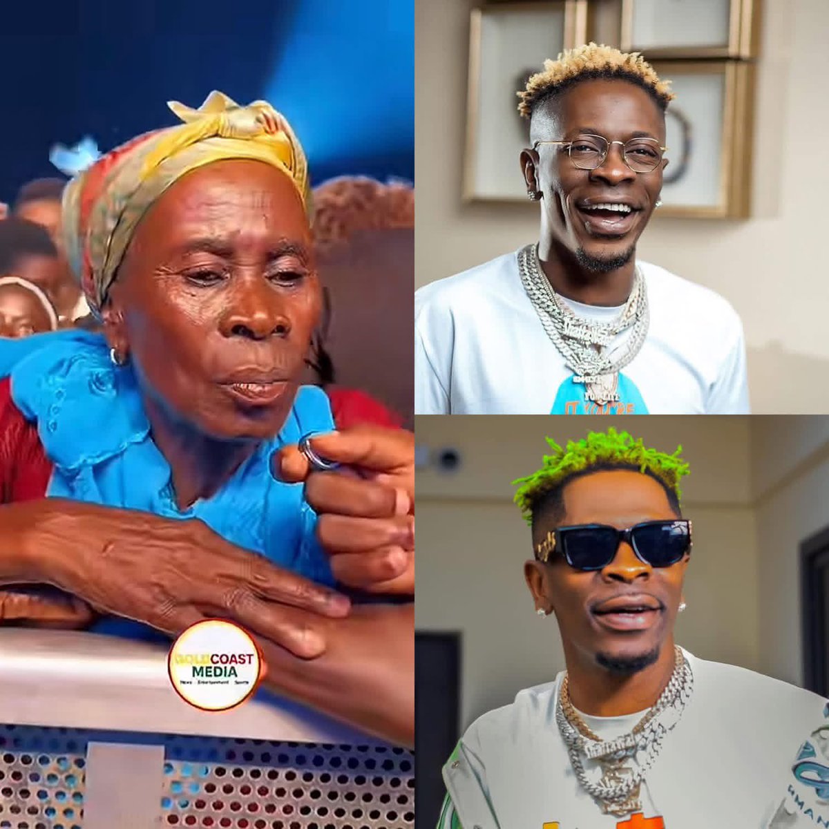 🚨🇬🇭75 years old woman waited for over 12 hours to meet Shatta Wale at a Carnival

According to the woman she has never met Shatta Wale in her entire life ; hence,  if it could take even 24 hours to meet him she will stay awake all night to meet Shatta.