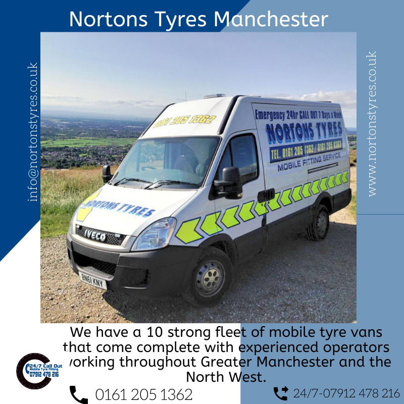 nortonstyres's tweet image. We have a 10 strong fleet of mobile tyre vans that come complete with experienced operators working throughout Greater Manchester &amp;amp; the North West
24hr mobile tyre fitting call out 07912 478216 or day 0161 205 1362 
#tyres #manchester #24/7 #mobilefitting #24hours #tyrefitting