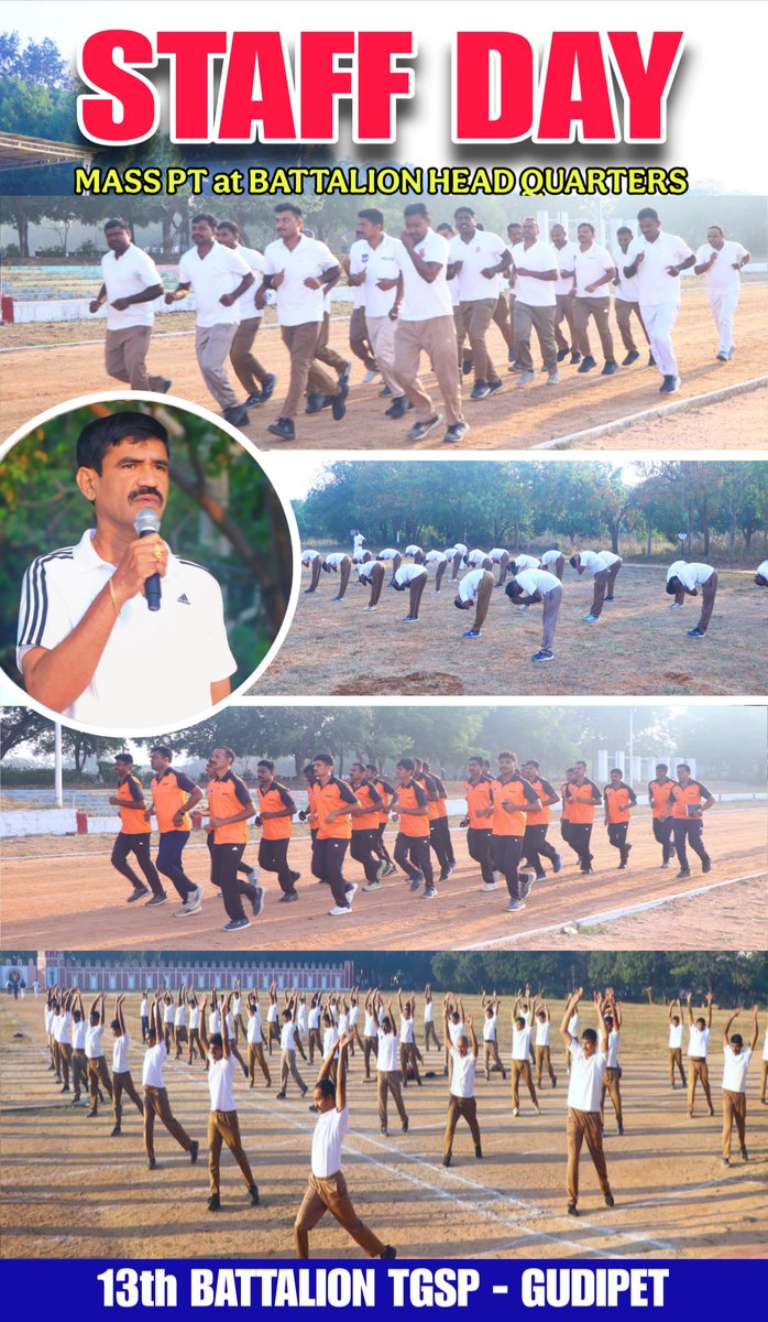 13THBN_TGSP's tweet photo. Conducted #PT to the Bn personnel at Headquarters during Staff Day....
#13thbntgsp 
#Phyiscaltraining https://t.co/W1HhmrWJpQ