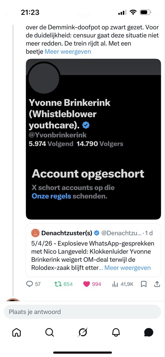 miepjev's tweet image. Graag delen! 
#klokkenluider #demmink #doofpot #jeugdzorg