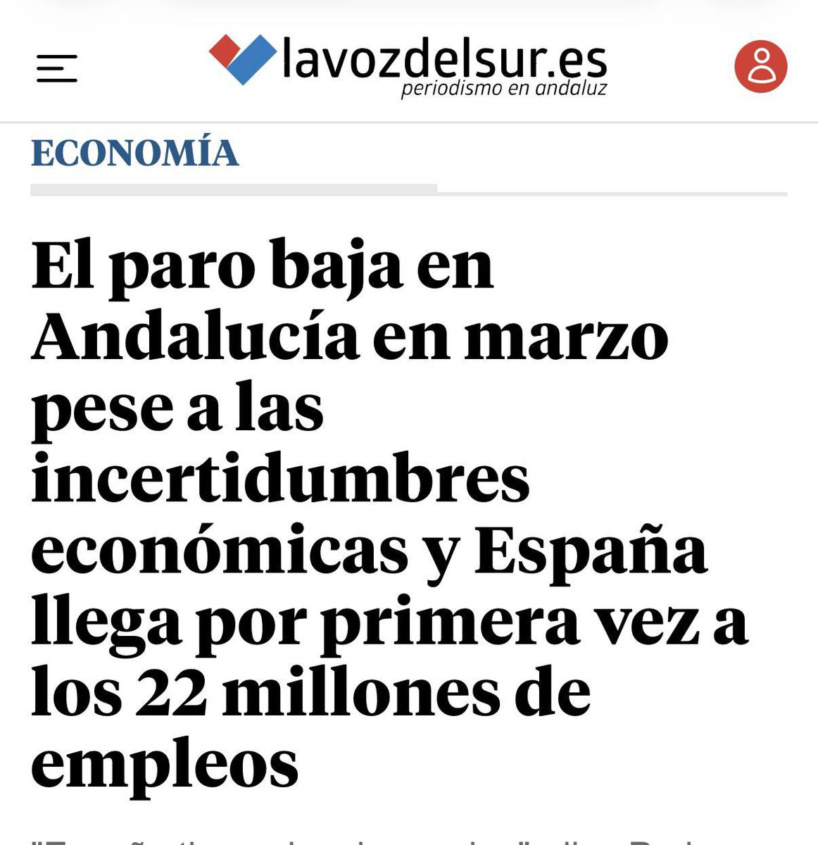 Tener un empleo en Andalucía no siempre garantiza salir de la pobreza.
Estos datos tienen que ver con la campaña de Semana Santa, urge una reconversión industrial, ya que el modelo productivo que tenemos es poco diversificado y hay una alta precariedad laboral.