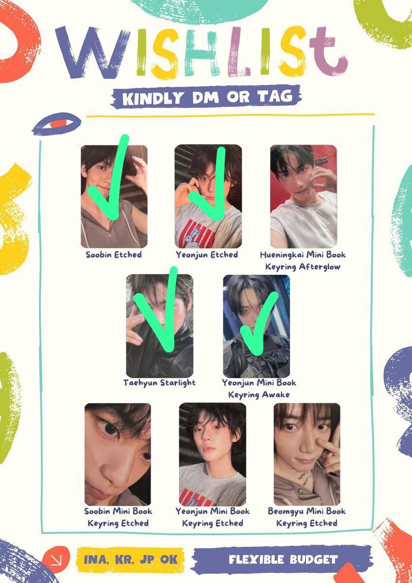 tyunciki's tweet photo. help RT pleaseeee

wtb photocard txt huening kai yeonjun soobin beomgyu https://t.co/dXlZ9eUjeC