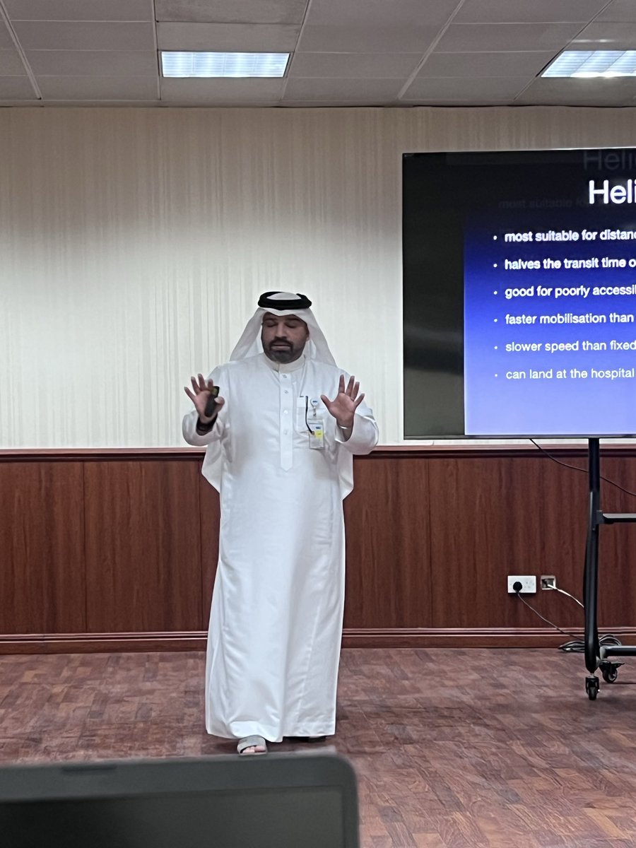 fems_ksu's tweet photo. Air and Ground Ambulance
Delivered by Dr. Abdulaziz Alrabiah @azizalrabiah 

A comprehensive overview of operational integration, response strategies, and coordination between air and ground EMS systems. https://t.co/sJMfVCzlMu