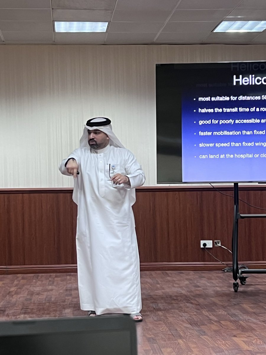 fems_ksu's tweet photo. Air and Ground Ambulance
Delivered by Dr. Abdulaziz Alrabiah @azizalrabiah 

A comprehensive overview of operational integration, response strategies, and coordination between air and ground EMS systems. https://t.co/sJMfVCzlMu