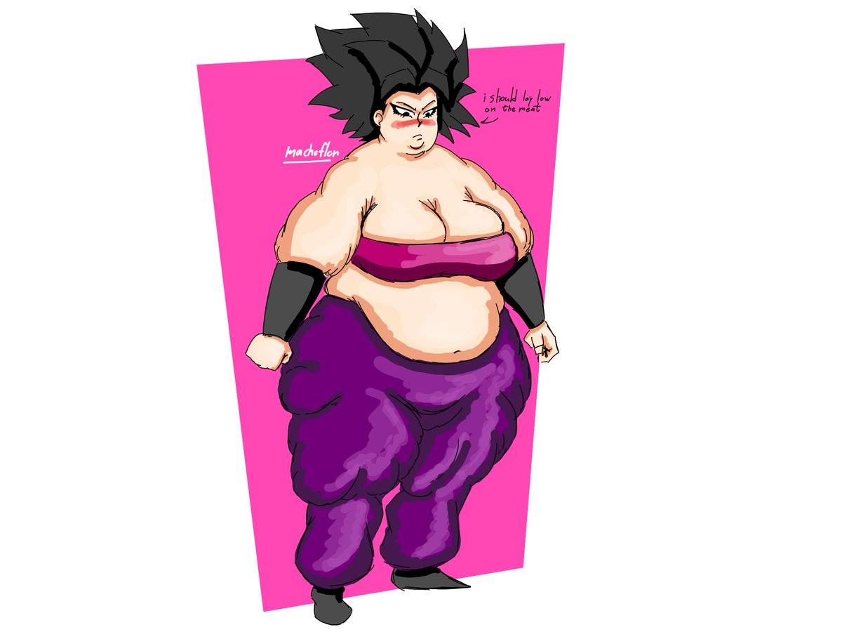 machoflon's tweet photo. i LOVE Caulifla https://t.co/mPqWwcbVE5