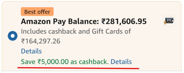 GoldDealsIndia's tweet image. 🔥 Amazon Gold Deal

🪙 PNG 995 (3g) @ ~₹45K (~₹15K/gm)

How 👇
💰 Cart: ~₹50K

🎟️ 10% cashback coupon (max ₹5K): amzn.to/4sk2PvZ

🛒 Buy: amzn.to/3PXEOxi

💸 Cashback: ₹5,000 → Effective ~₹45K

⚠️ Skip if coupon not available / try another account

💳 Pay