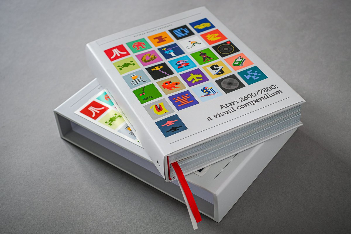 bitmap_books's tweet photo. Atari 2600/7800: a visual compendium
The name Atari still conjures up vivid memories, when living rooms up and down the land reverberated to the raucous sounds of video games for the first time. Relive that golden era with this lovingly-designed and expertly-researched visual compendium.
Coming soon, register your interest here: https://t.co/dAK6FtbxrG
#bitmapbooks #booktok #retrogaming #gaming #atari @atari