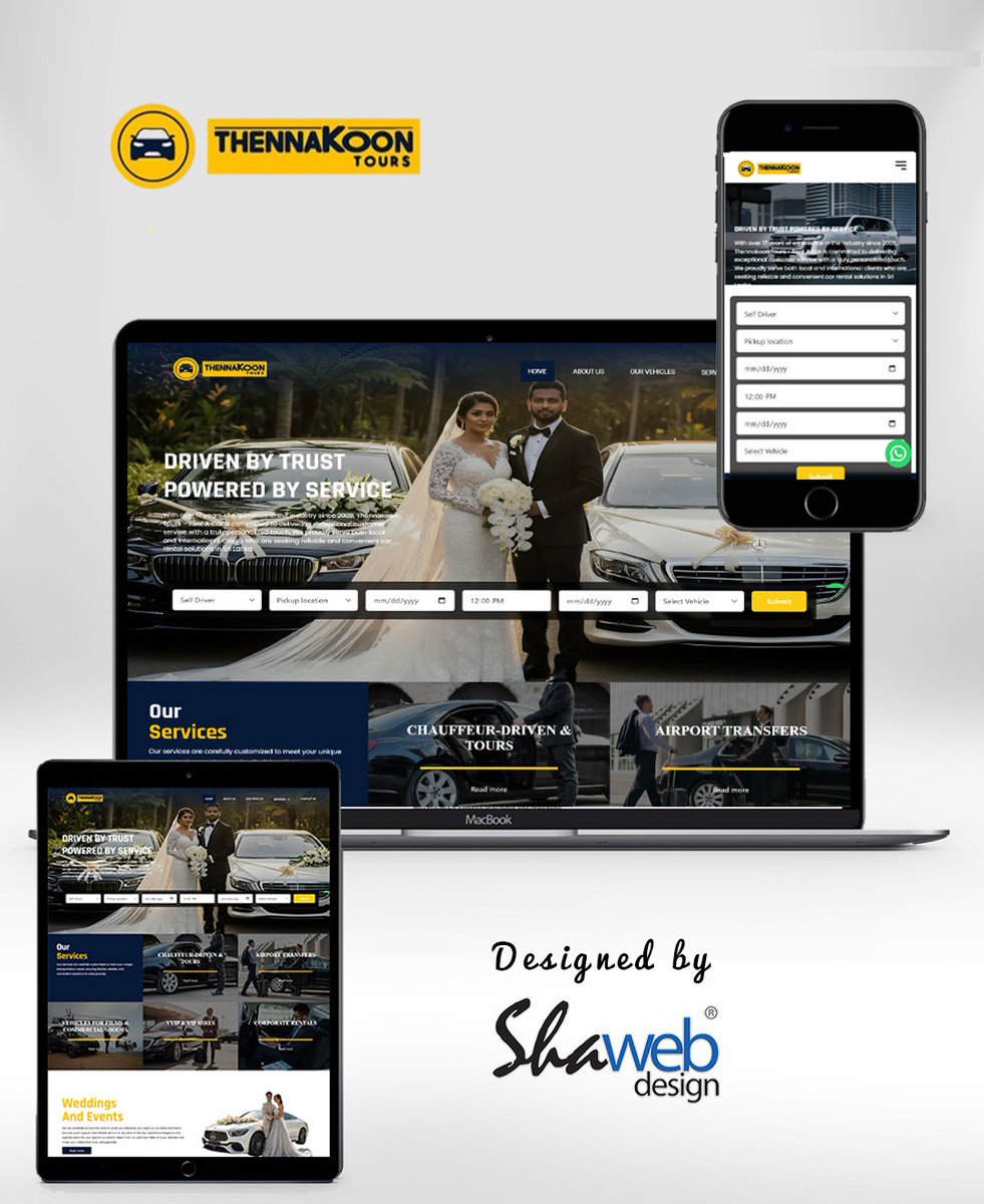 Shawebdesign's tweet photo. At Sha Web Design, we love helping established businesses reach the next level. We recently worked with Thennakoon Tours to digitize their 15-year legacy.

Take a look at the live site here:
👉 https://t.co/6anDMDPLXM https://t.co/9ynA7UwNSH