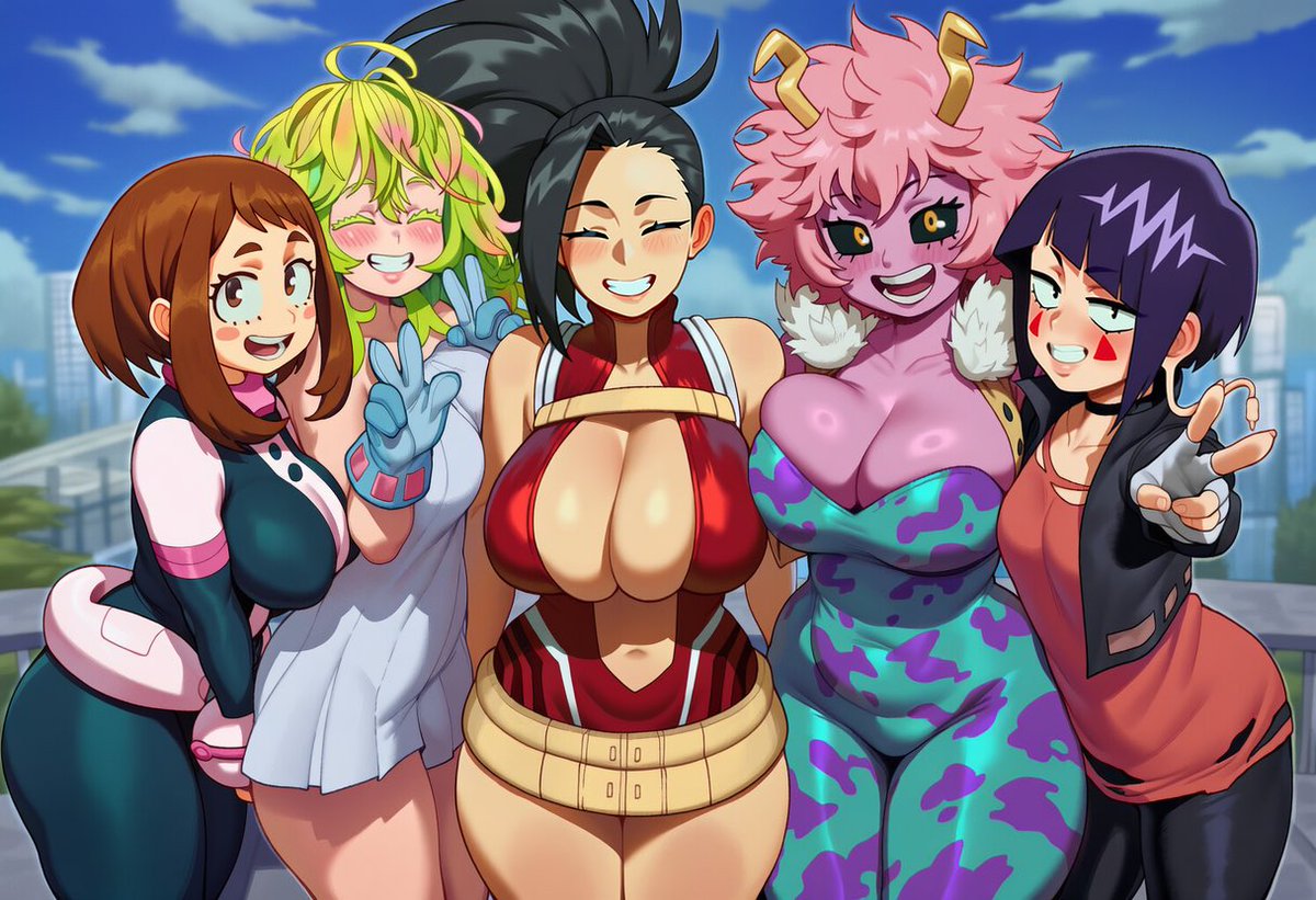 Unreals_Palace's tweet photo. Testing with lots of characters in the same image. I think it turned out well https://t.co/FVGUhIfrZj