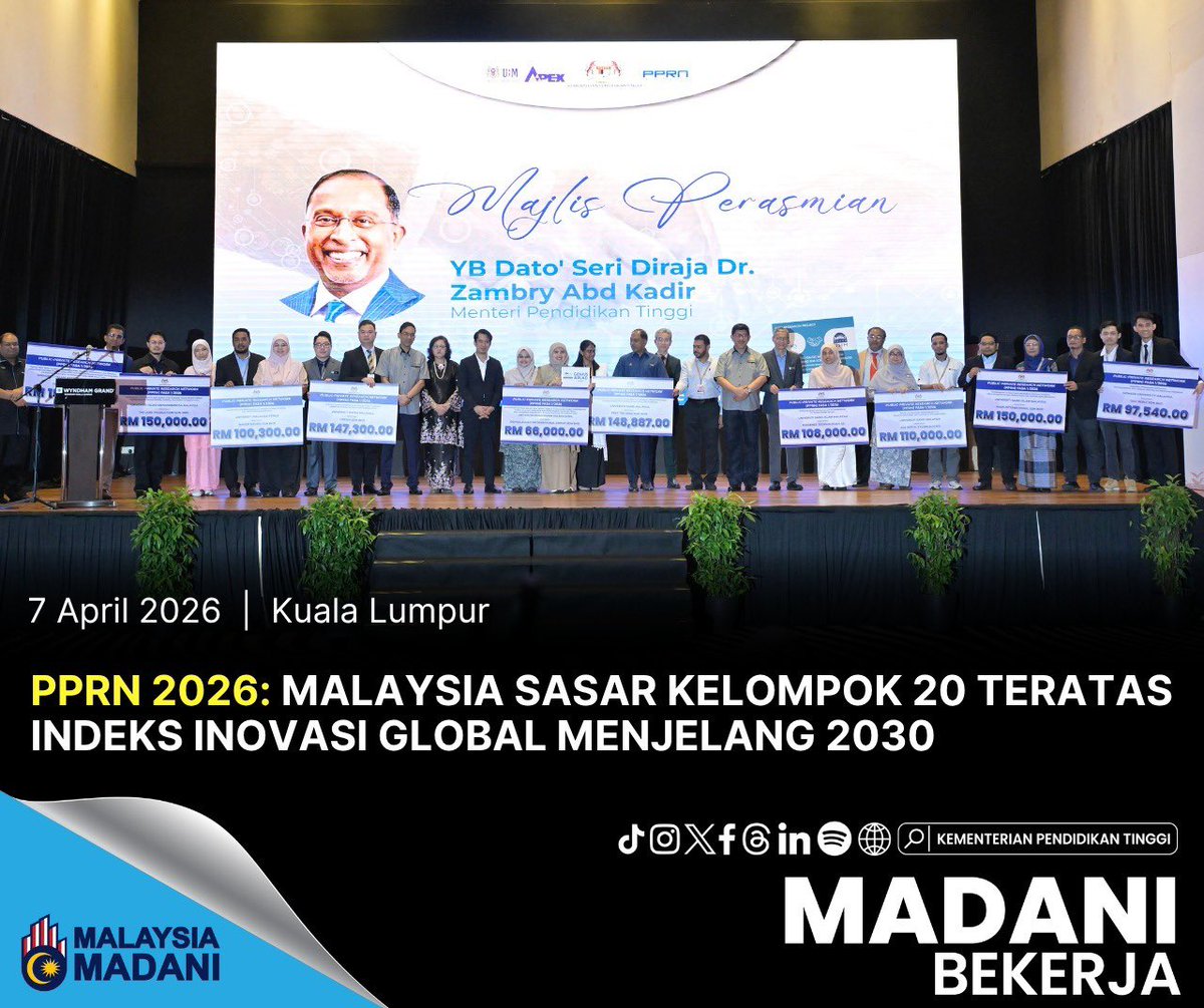 Kementerian Pendidikan Tinggi tweet media