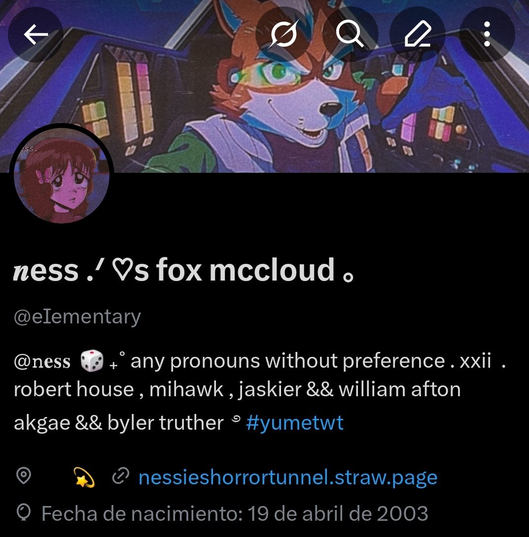 𝒏ess .ᐟ ♡s fox mccloud 。 tweet media