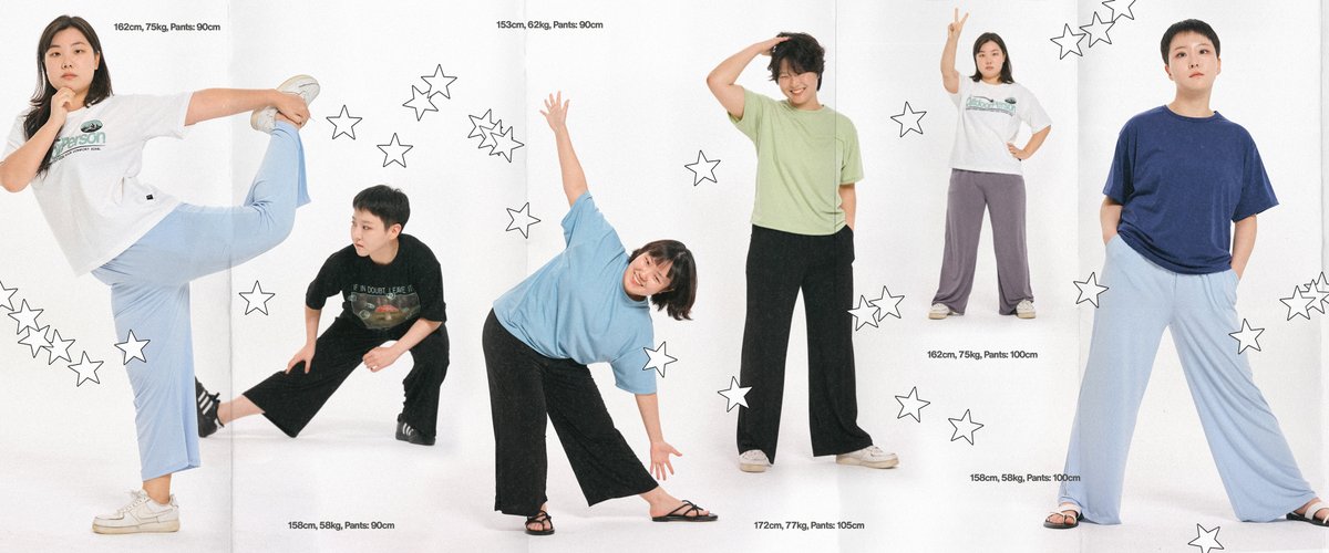 일반인 모델분들과 함께 했던 냉장고 바지 촬영🫧
더욱 다양해진 컬러와 105cm까지 추가된 기장으로 곧 찾아뵙겠습니다