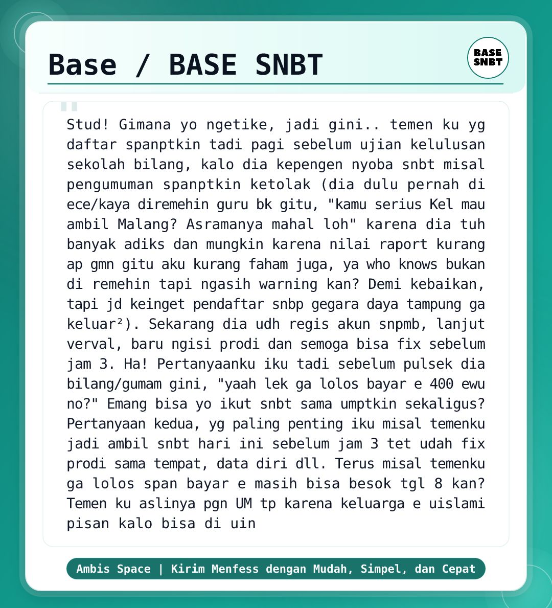 BASE SNBTFESS tweet media