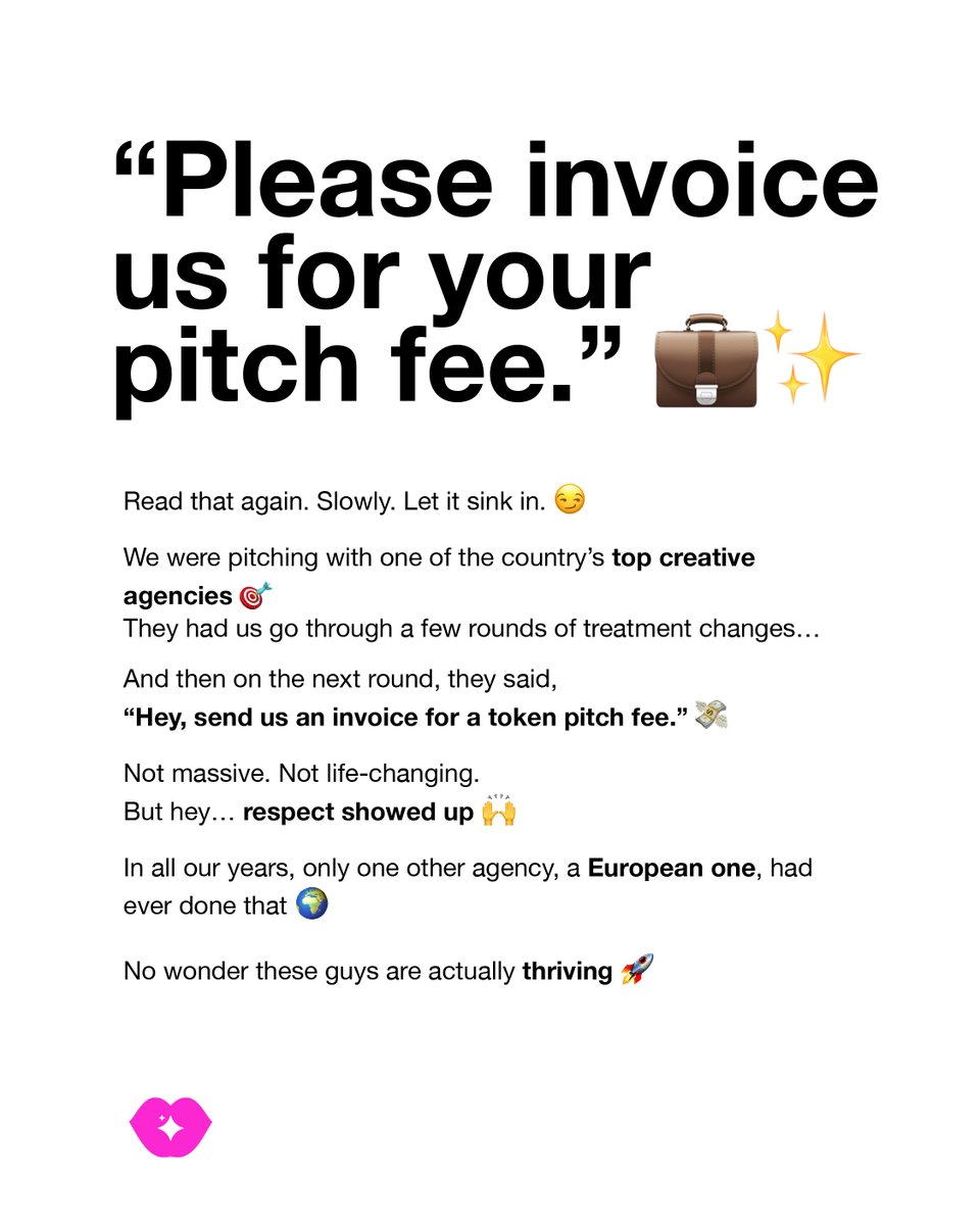 KissFilms's tweet photo. A small pitch fee, but a big signal of respect 💼✨ https://t.co/orvn8E7JvE