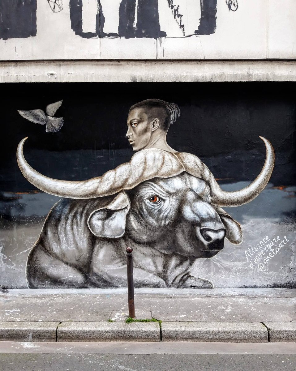 PatrickFavrel's tweet photo. #StreetArt by #GéniaAkoulova & #AkElo
📸7/4/2024 https://t.co/0VMlDj5XHv