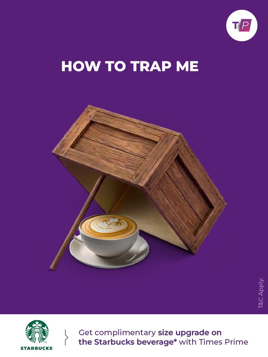 timesprime's tweet image. Me running toward the trap like 🏃‍♂️💨

#timesprime #food #coffee #movie #cosmetics