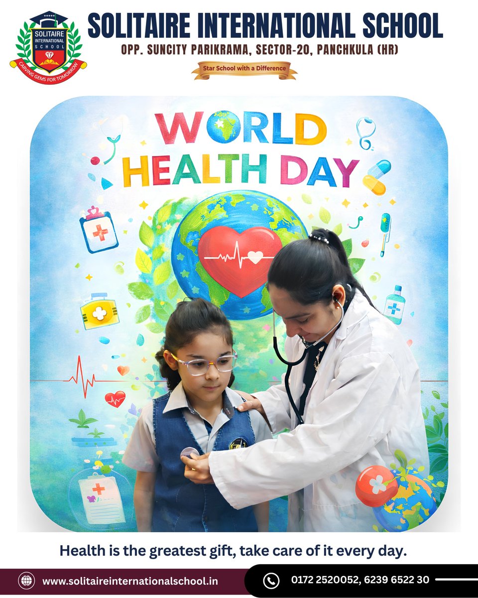 solitairepkl's tweet photo. 🌍 𝐖𝐎𝐑𝐋𝐃 𝐇𝐄𝐀𝐋𝐓𝐇 𝐃𝐀𝐘 ❤️

A healthy future begins with care, compassion, and small checkups that make a big difference. 🌱

#WorldHealthDay #HealthIsWealth #CareAndCompassion #HealthyFuture https://t.co/AvKGawgEkU