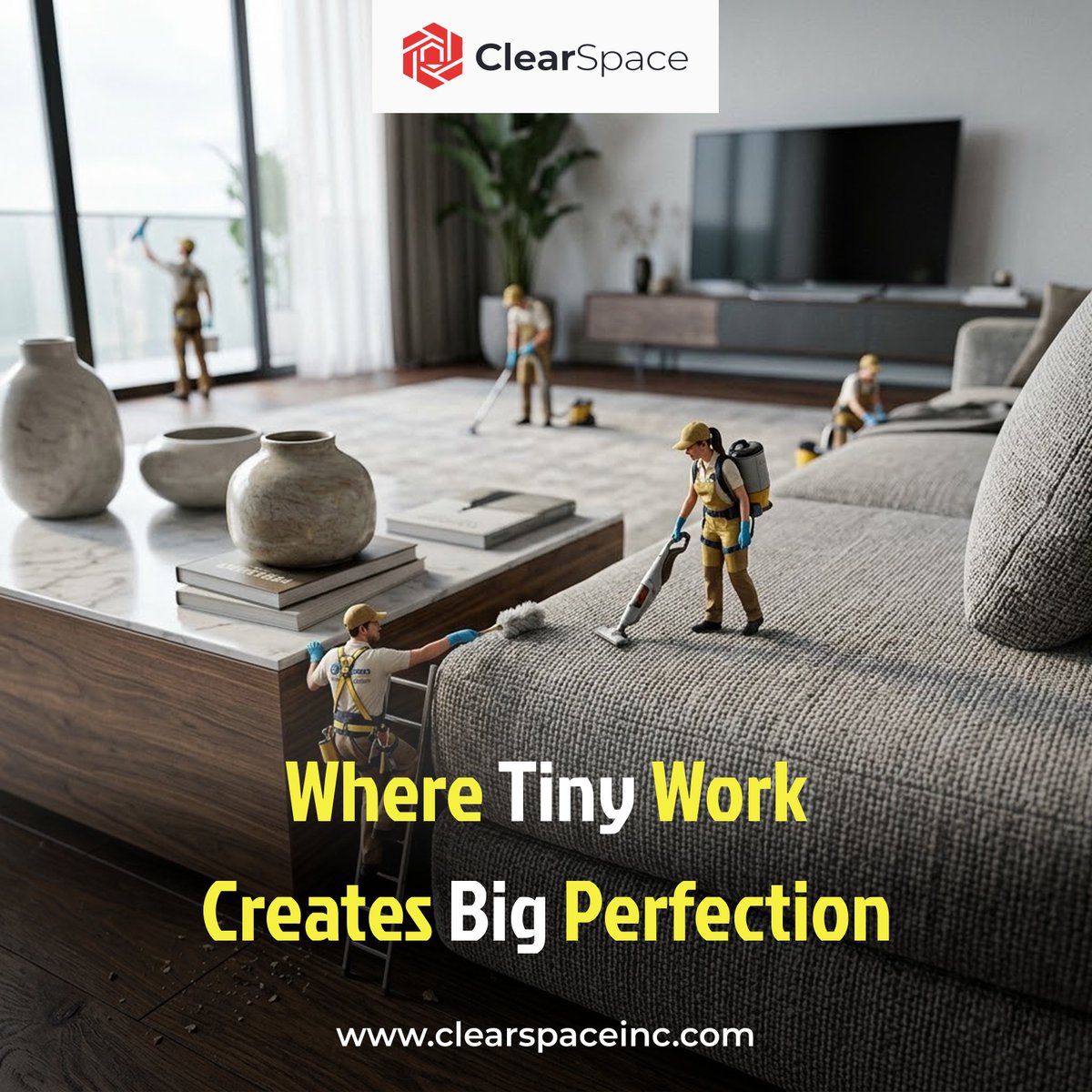 clearspaceinc's tweet photo. Small details. Big perfection.

At ClearSpace, every corner matters.

🌐 https://t.co/Xo18bi2xWT

#ClearSpace #CleaningServices https://t.co/tOrBDddPD2