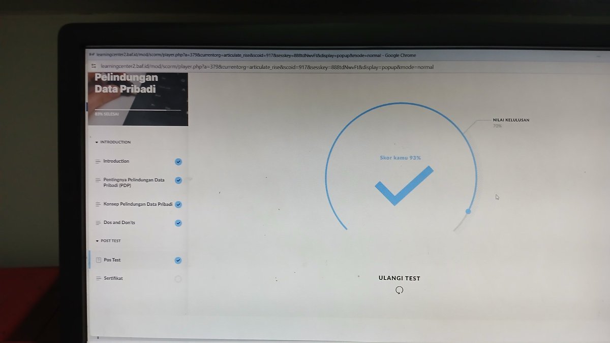 Perkara e-learning harus selesai dalam sekejap