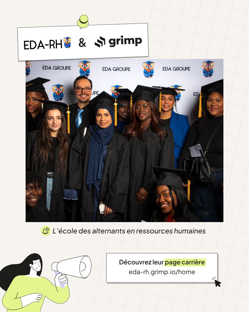 GrimpHQ's tweet photo. EDA Groupe aide chaque étudiant à décrocher son entreprise.

L'école s'équipe de Grimp pour structurer le suivi, centraliser les opportunités, fluidifier les relations entreprises.

👉 Objectif : ouvrir un maximum de portes aux apprenants 🙌

Merci aux équipes 🙏 https://t.co/hV7DVZe8qq
