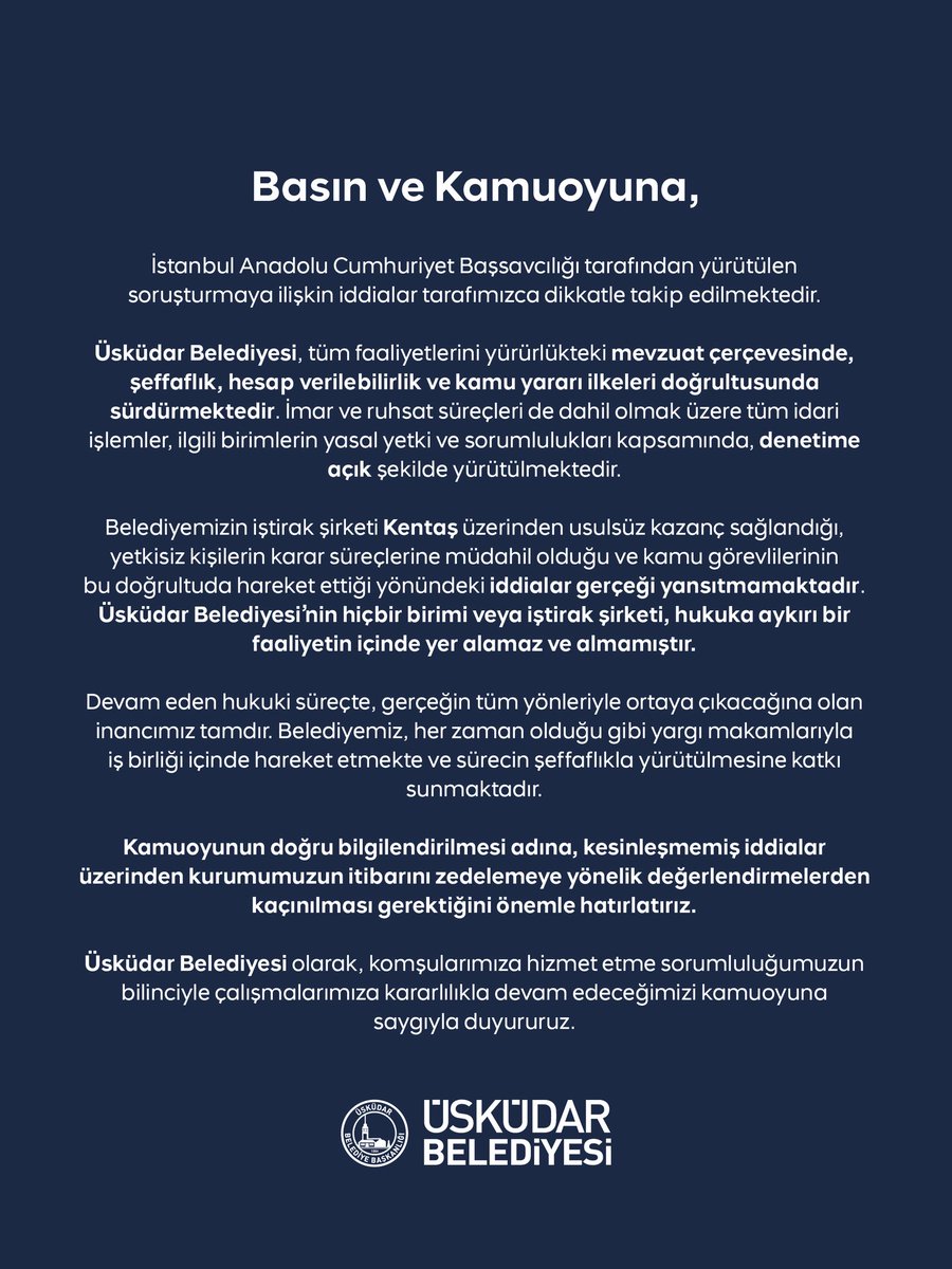 Üsküdar Belediyesi tweet media