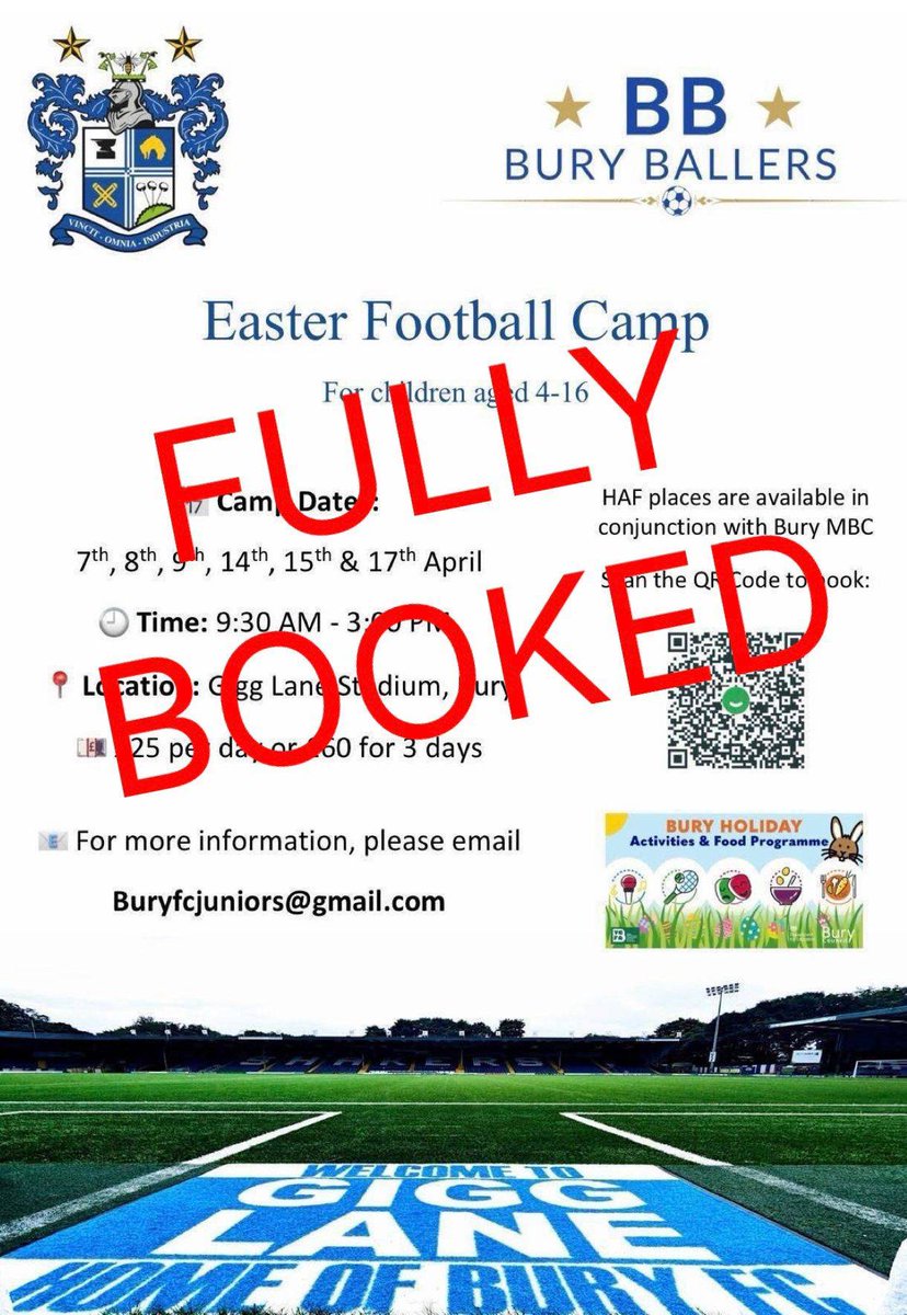 Bury Football Club tweet media