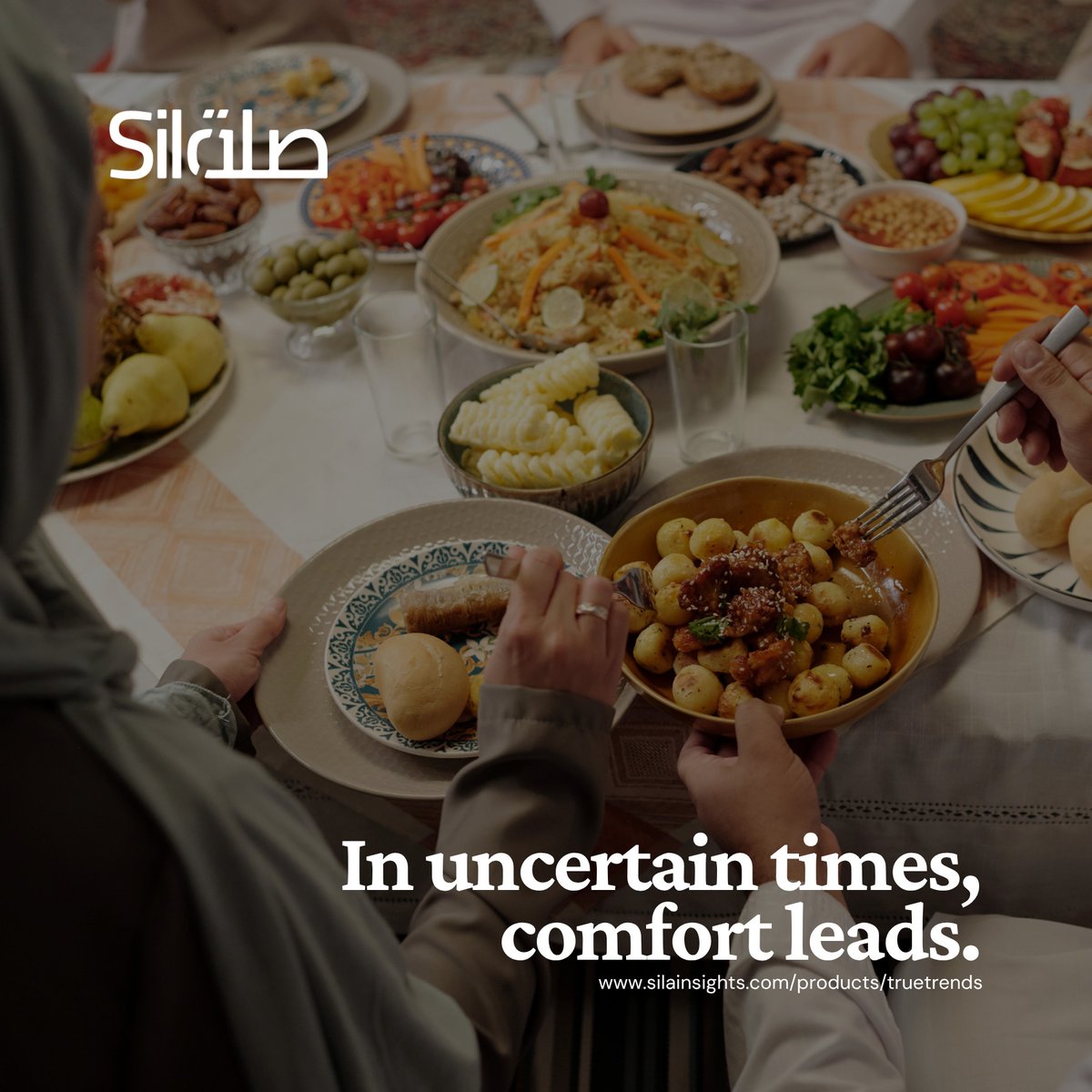 silainsights's tweet photo. When uncertainty rises, consumption shifts.

Across the GCC, people are turning to comfort-driven choices, meals that feel familiar, warm, and emotionally grounding.

This isn’t just about food. It’s about stability, memory, and reassurance. ✨

👉 https://t.co/Bz0nxVoQ0w https://t.co/VKpytiTANS