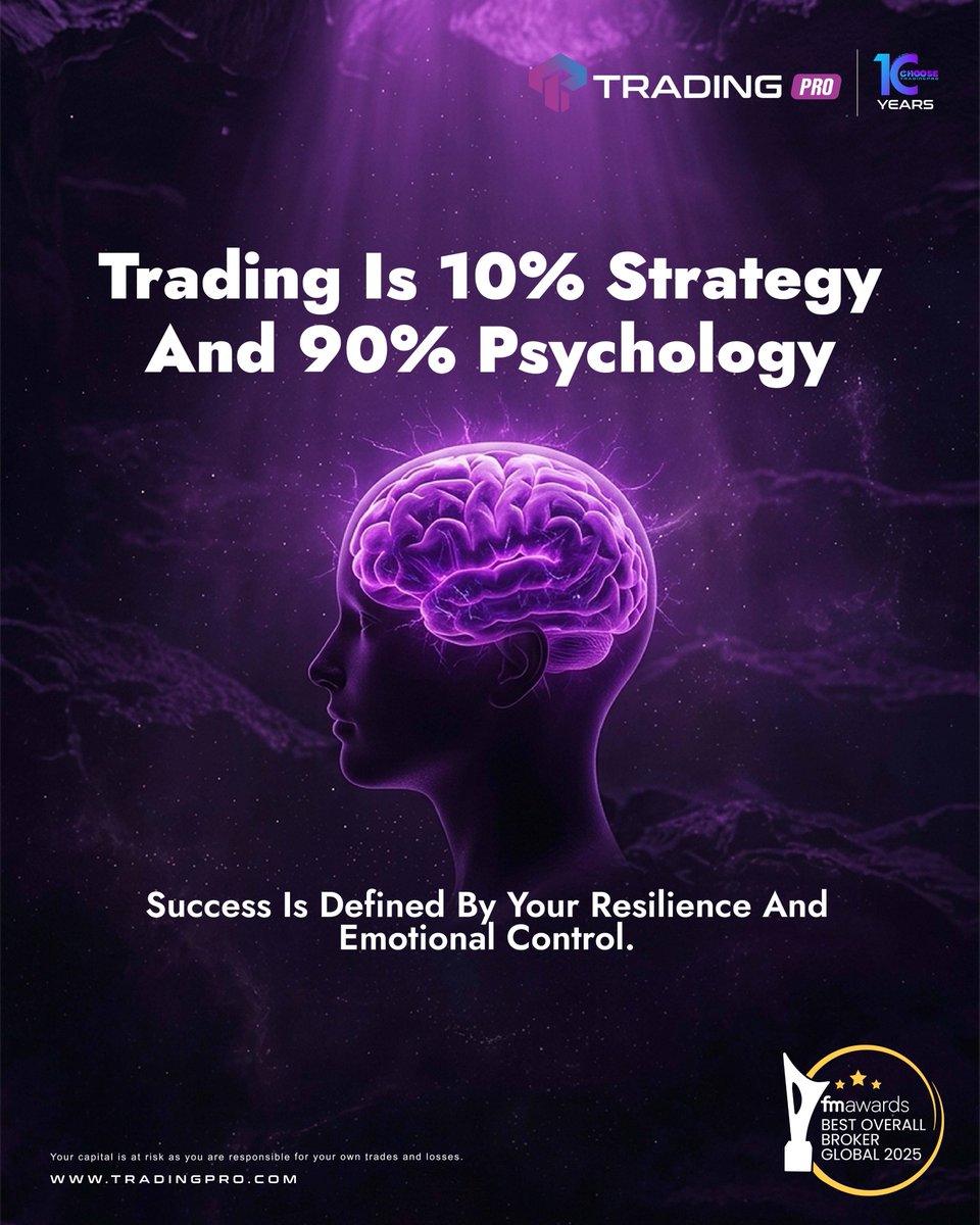 𝐓𝐡𝐞 𝐌𝐞𝐧𝐭𝐚𝐥 𝐆𝐚𝐦𝐞 𝐎𝐟 𝐓𝐫𝐚𝐝𝐢𝐧𝐠 🧠

Strategy gets you in the door 🚪 Psychology keeps you in the game 📉 10% is the system. 90% is the person behind the screen. Control your ego 👑 Trust your edge ⚡️

tradingpromarketing.com/WebsiteTPRO

#TradingPRO #TradingTips #Psychology