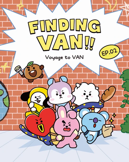 [`Finding VAN' Series ￨ EP .02 Voyage to VAN] 

VAN, it might take a little longer than expected... 😵‍💫💥 

VAN...結構...遅くなるかも... 😵‍💫💥 

VAN, 생각보다 좀 늦어질 것 같아... 😵‍💫💥 

#BT21 #FindingVan #Series 