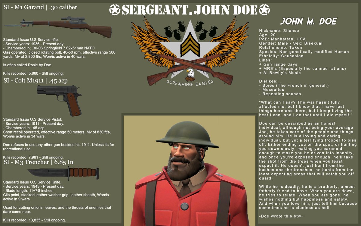 ChillAutisticDude0 - Sgt. Doe tweet media