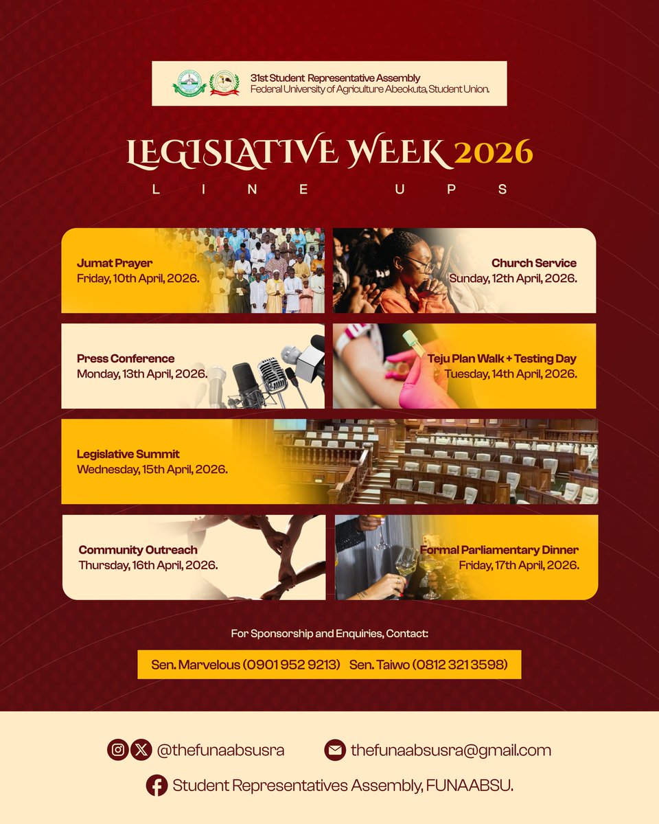 FUNAABSU SRA tweet media