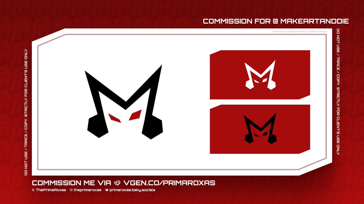 #Logodesign for 
@/makeartanddie (on instagram)! Hope you like it!

For logo commission you can order via #VGen vgen.co/PrimaRoxas 
For more visit  primaroxas.carrd.co 

#commissionsopen #VGenComm #VGenComms