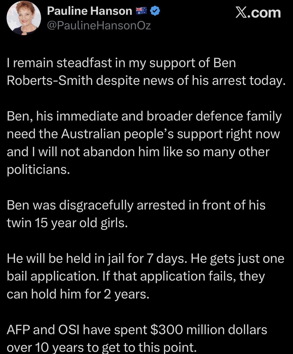 Malcolm Roberts 🇦🇺 tweet media