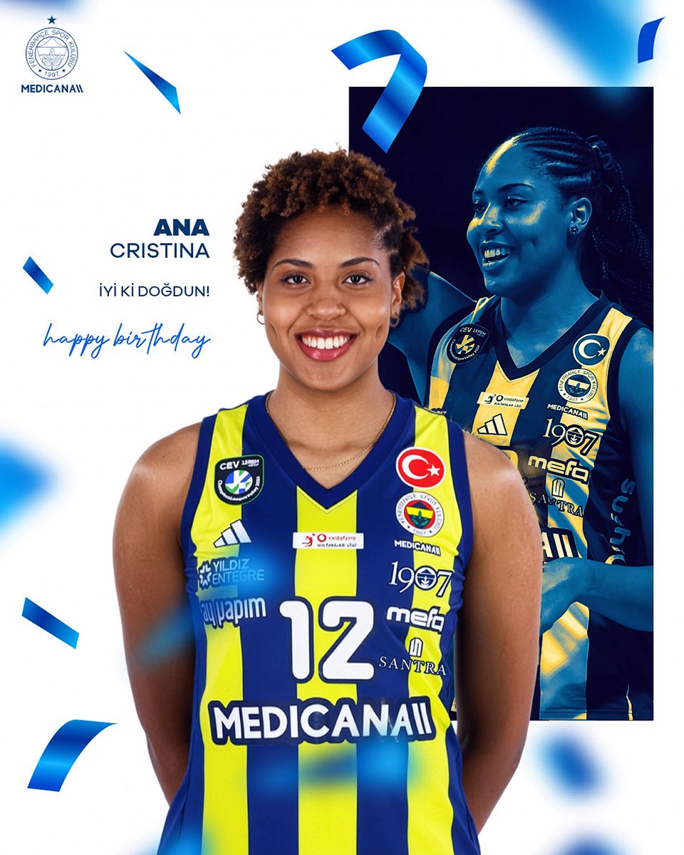 Bugün oyuncumuz Ana Cristina De Souza’nın doğum günü! 

Mutlu yıllar Ana Cristina! 🎂🎉