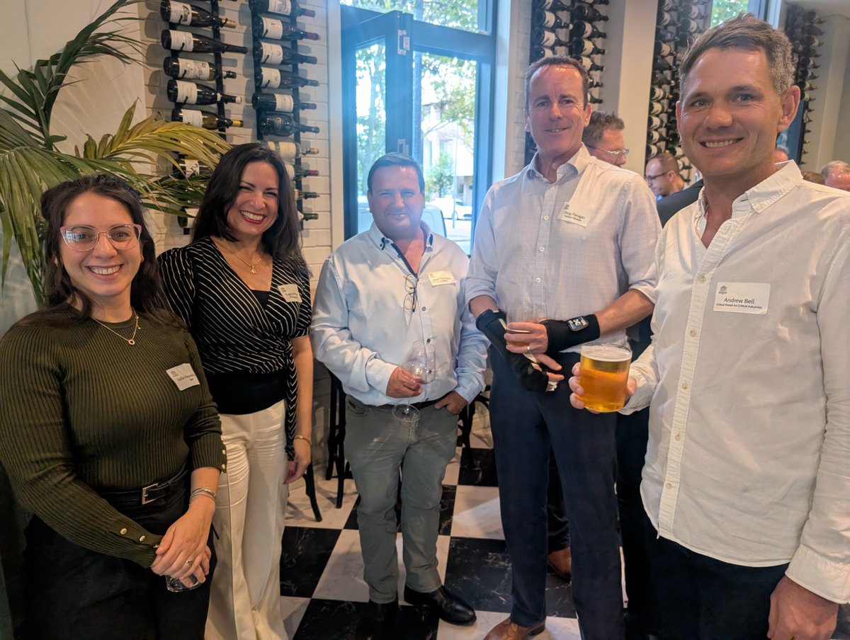 wasmalumni's tweet photo. We celebrated a few firsts last night!
-first of the month
-first MineChat for 2026
-first time at our new venue, 

Plus Topdrill's first time sponsoring a MineChat

A big thank you to our magnificent sponsor Topdrill for supporting the event.  We can't wait til the next one. https://t.co/lFrRxQXbg6