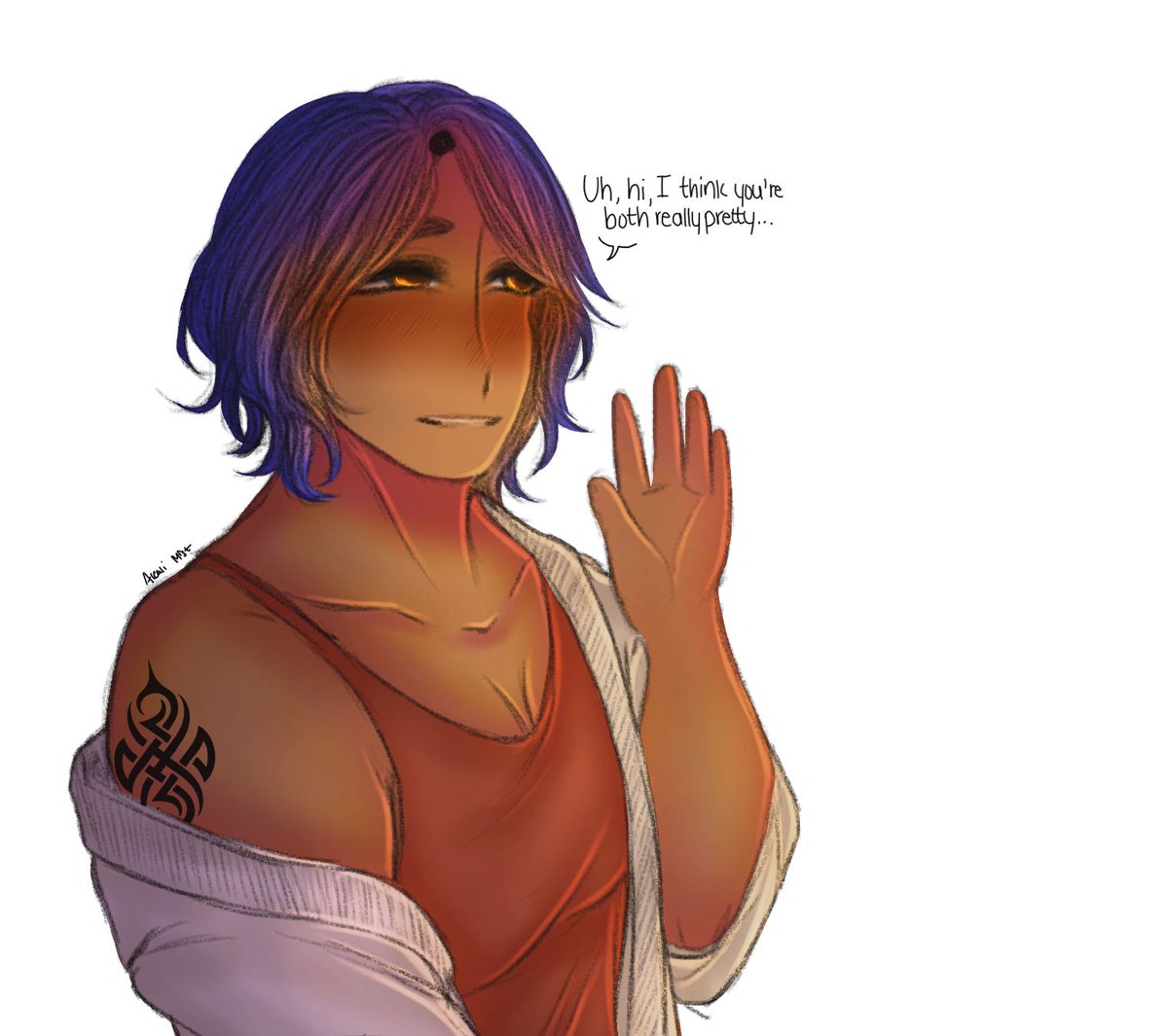 _akaikali_'s tweet photo. see i wanna say risá's the biggest bisexual loser however miss mina over here has her beat. thats the bisexual loser who pined for her best friend for nearly a decade without confessing.
#OC #ROTS #RelicOfTheStronghold #AkaliMist https://t.co/pvV3qXSlDH
