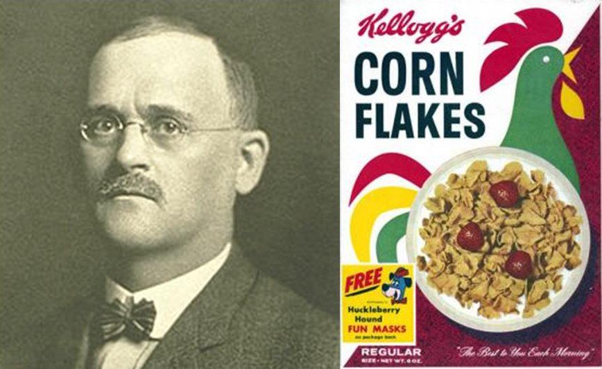 mariobianchi18's tweet image. Il #7aprile 1860 nasceva #WilliamKellogg. Industriale e filantropo. Fondò nel 1906 l'omonima azienda per produrre prodotti a base di cereali come alimenti per la colazione. Col fratello Harvey creò e pubblicizzò i celebri #cornflakes, prodotti innovativi per la colazione umana.