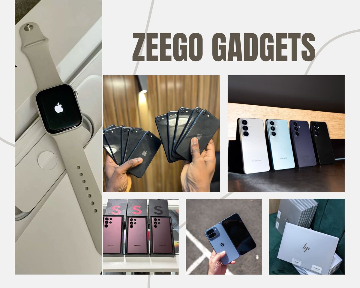 Zeego27's tweet image. Good morning champions 💪

Success starts with showing up—and we’re here for you today!

Trust ZEEGO Gadgets for the best deals and top-quality gadgets.

For your IPhone📌 
Samsungs📌 
Laptops📌 

We deliver Nationwide 💯

Patronize us today and Let’s win together 

Please RT 🙏🏽