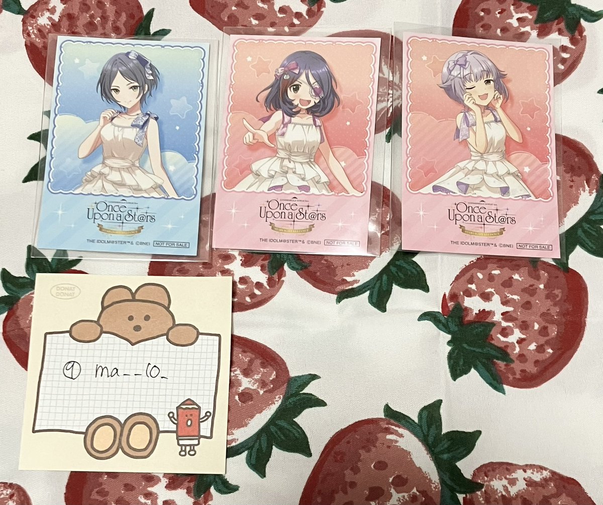 ma__10_'s tweet photo. 【交換】デレステ デレマス STARLIGHT ALLIANCE 特典 ぱしゃこれ 

求:莉嘉

譲:輝子、唯、みりあ、ありす、紗枝、フレデリカ、菜々
（特典）奏、美玲、幸子

郵送のみ希望
お気軽にお声掛けください…！ https://t.co/Ue7xQ8DTtm