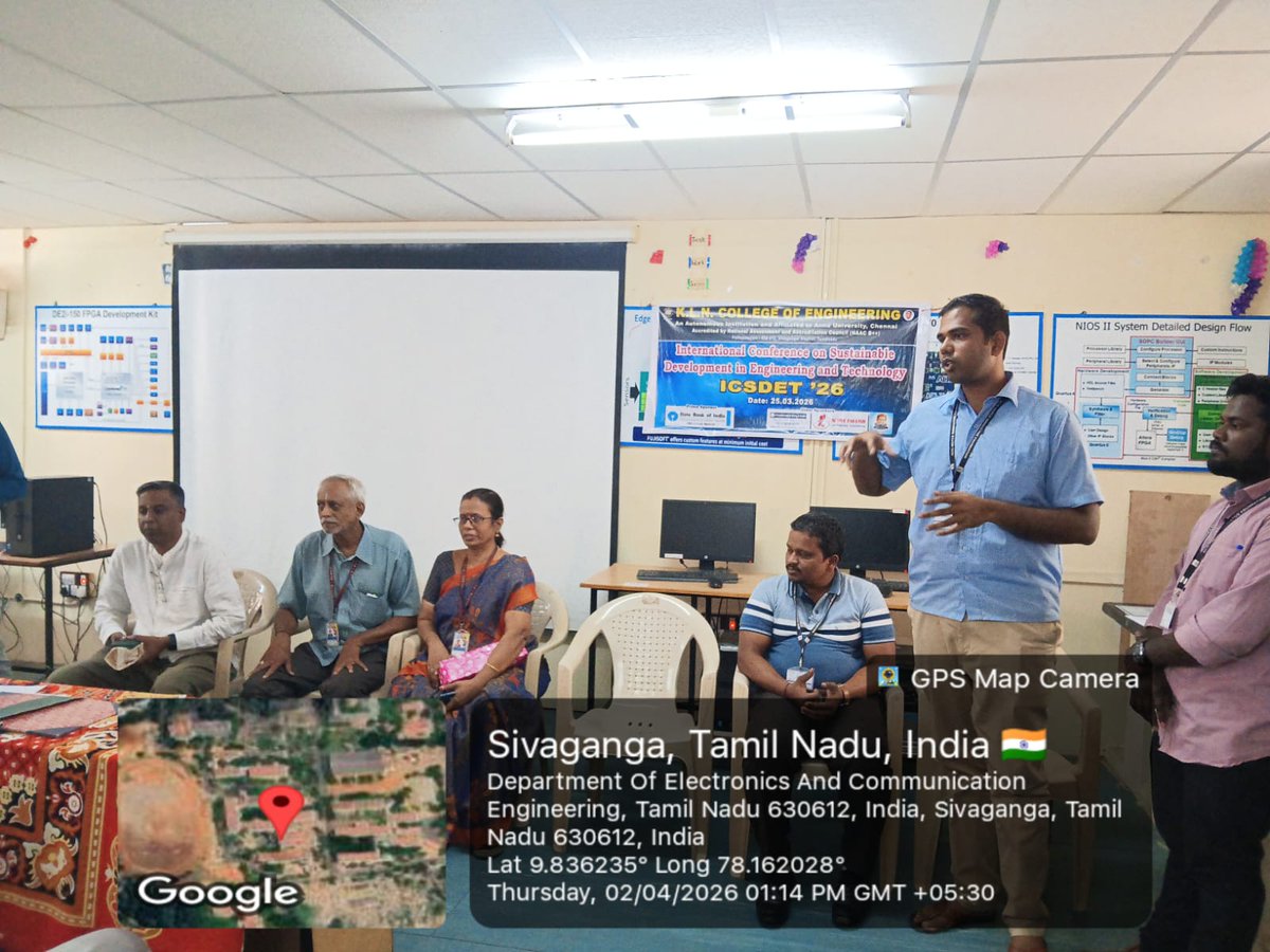 ACIC_MIF's tweet photo. Glimpses of the One Day Innovation Fest organised by ACIC-Mepco Innovative Foundation at our Academic Partner KLN College of Engineering, Madurai on 02/04/2026. Around 30 Startup Aspirants from various Domains actively showcased their innovations. https://t.co/GzDZTnFcas