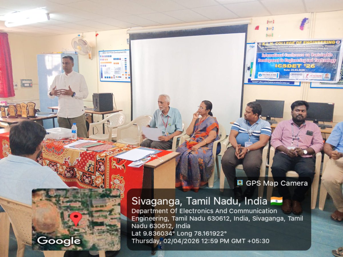 ACIC_MIF's tweet photo. Glimpses of the One Day Innovation Fest organised by ACIC-Mepco Innovative Foundation at our Academic Partner KLN College of Engineering, Madurai on 02/04/2026. Around 30 Startup Aspirants from various Domains actively showcased their innovations. https://t.co/GzDZTnFcas