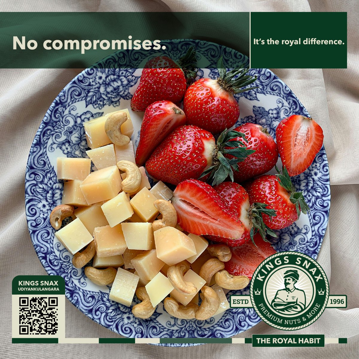 KINGSSNAX's tweet image. No shortcuts. No fillers. No compromises.

 Kings Snax in Trivandrum is built on one principle: if it’s not exceptional, it doesn’t leave our royal store. 

Taste the standard. 
#NoCompromises #KingsSnax #PureQuality  #ROYALHABIT