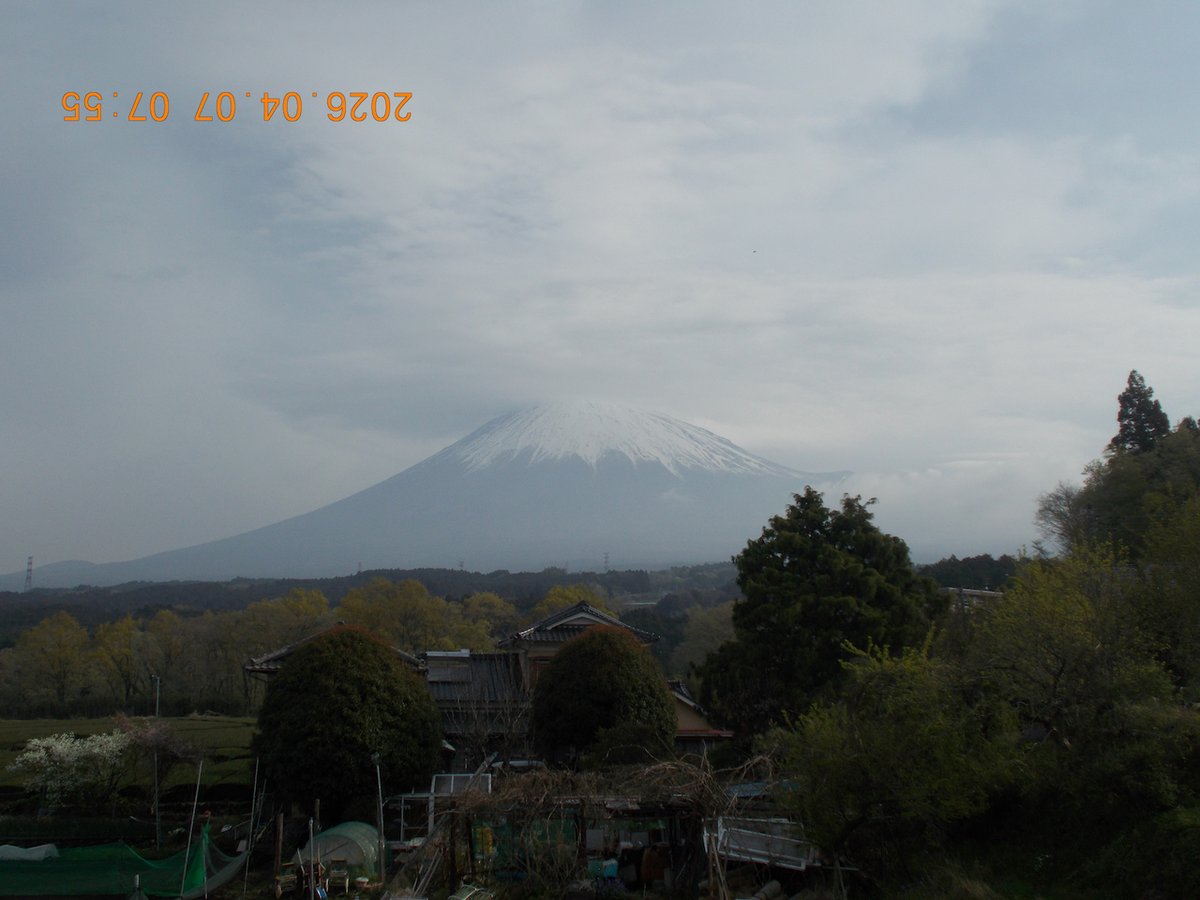 ooiwacoffee's tweet photo. #イマソラ
#カコソラ
#2026年の富士山
#2026年4月の富士山
#4月7日の富士山 https://t.co/0BAo1ZkLpm