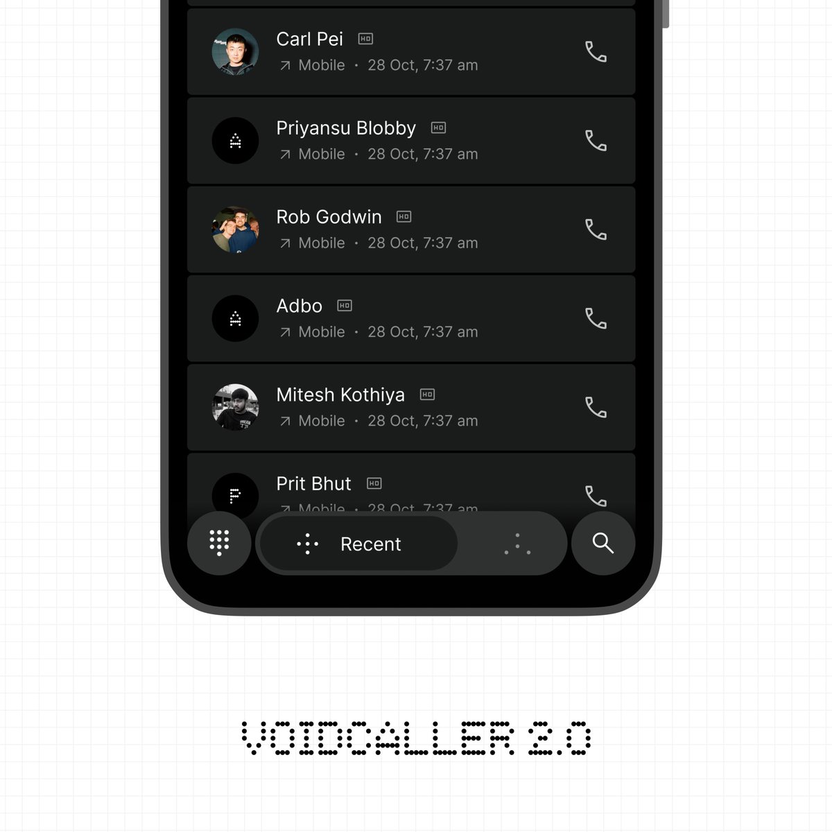 asketstudio's tweet photo. Voidcaller 2.0 is built stronger from the base with a clear focus on real user experience, designed to feel right every time, coming soon 🚀

#Voidcaller #NothingDialer #Dialer https://t.co/ua4JGVrm9a