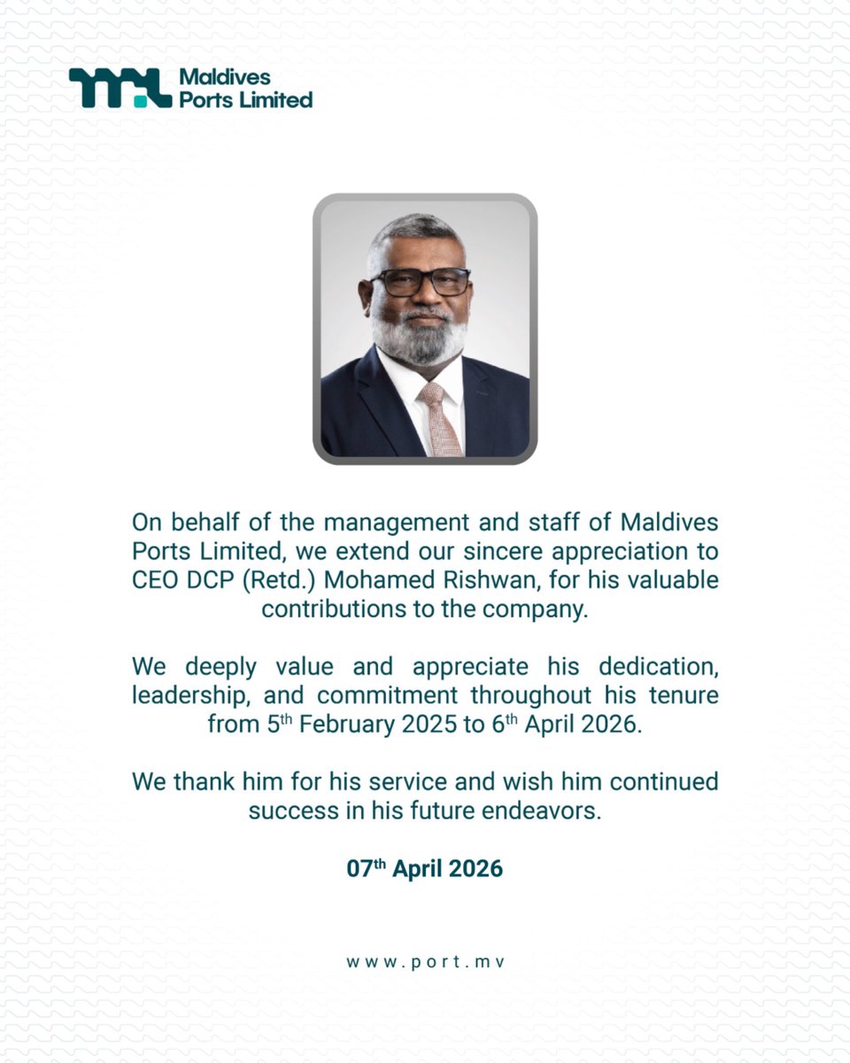 Maldives Ports Limited tweet media