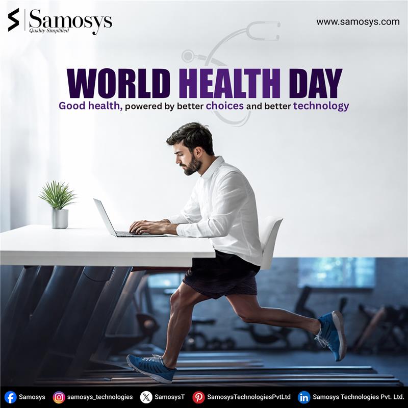 SamosysT's tweet photo. Healthy body, focused mind, limitless potential. Wishing you wellness this World Health Day! 🧘‍♂️✨ - Samosys Team https://t.co/ZbrRplmB6R