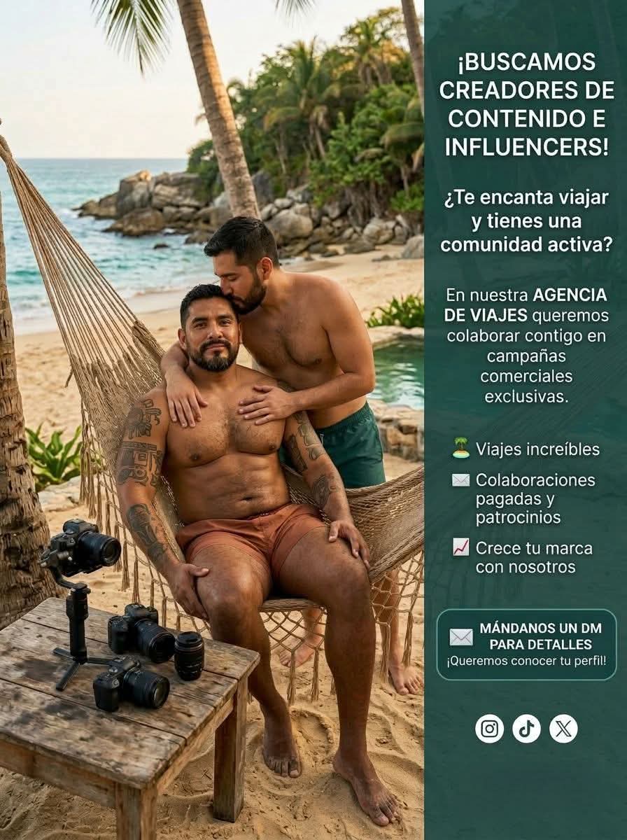 GerrickWearMx's tweet photo. ¡Buscamos creadores de contenido en México y CDMX!
​¿Amas viajar, celebrar la diversidad y tienes una comunidad activa? ¡Colaboremos! 
​🛂 Req: Pasaporte y disponibilidad
✅ Viajes increíbles
✅ Colabs pagadas
✅ Crecimiento
​📩 Manda DM con tu media kit.
#TravelCreators #CDMX https://t.co/rZD0qSB53b