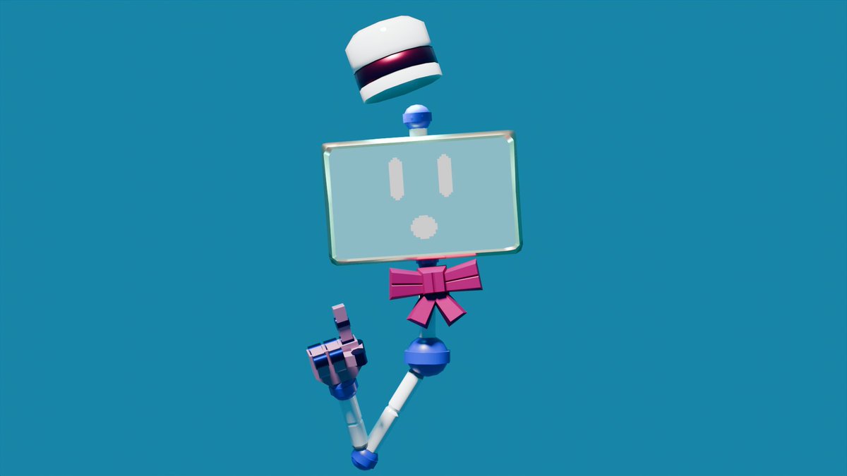 Claybrd2's tweet photo. #Nintendo #Nintendoland #blender
made Monita from Nintendo Land cause why not https://t.co/CJHkP3rQCV